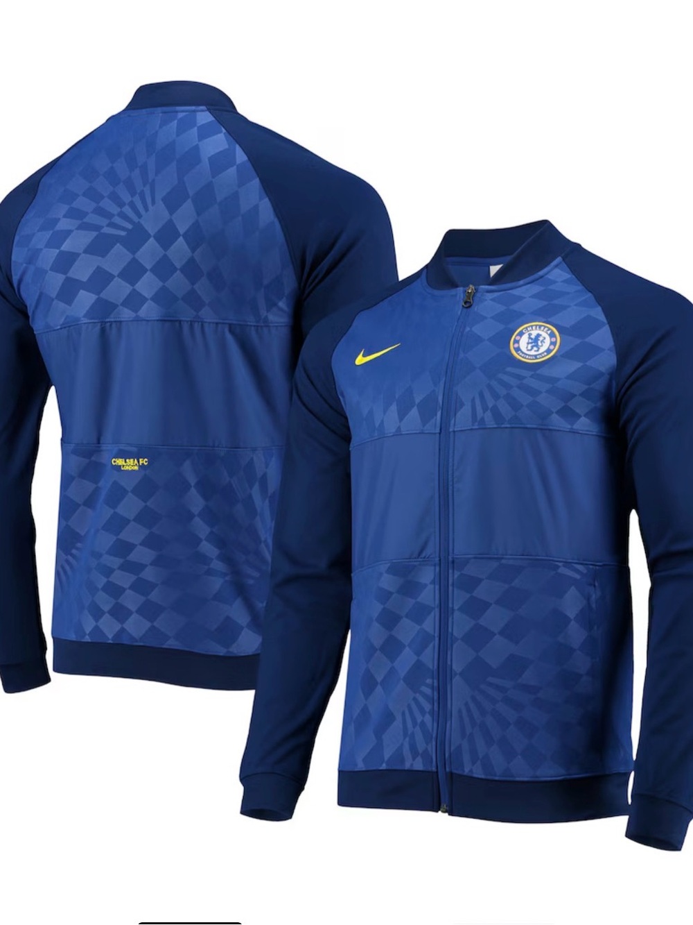 Youth Chelsea Nike I96 Anthem Performance Raglan Full-Zip Jacket Youth Large